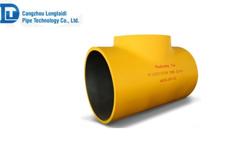 DN1400 reducing tee,pipe fittings