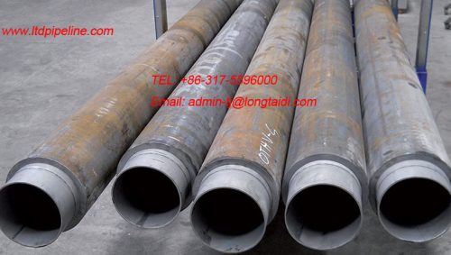 Solid CRA lined pipe and CRA clad pipe